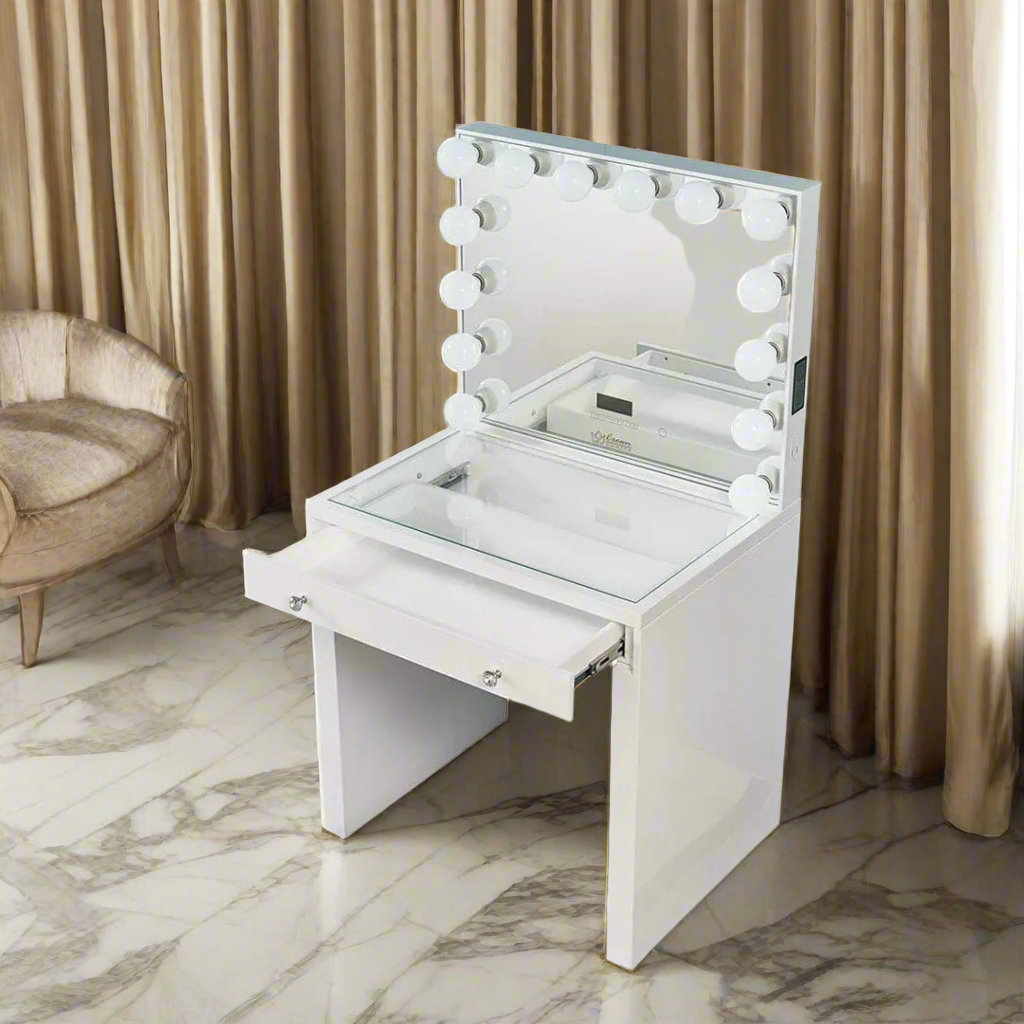 Minka Hollywood Makeup Vanity Station