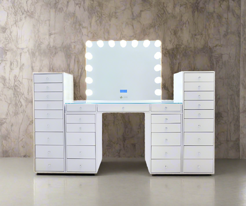 Slaystation 2.0 Hollywood tocador de maquillaje blanco - PAQUETE 2