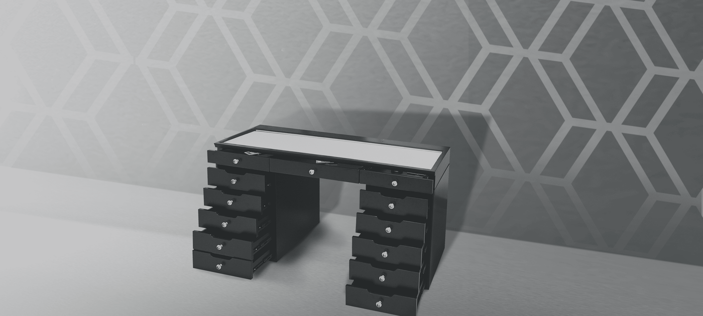 Makeup Vanity Tables Storage Drawers With LED Lights Tagged "with