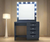 Melanie Hollywood Mirror Vanity Station - Black