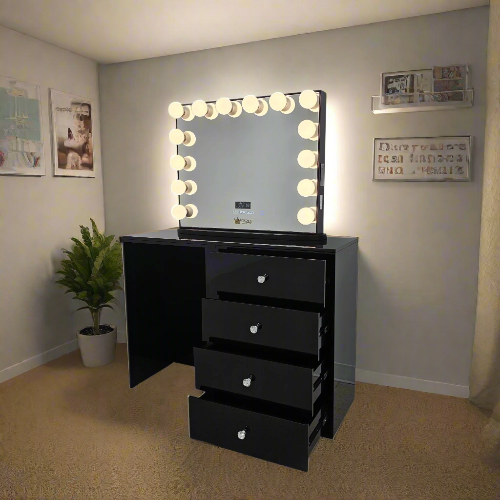 Melanie Hollywood Makeup Vanity Station