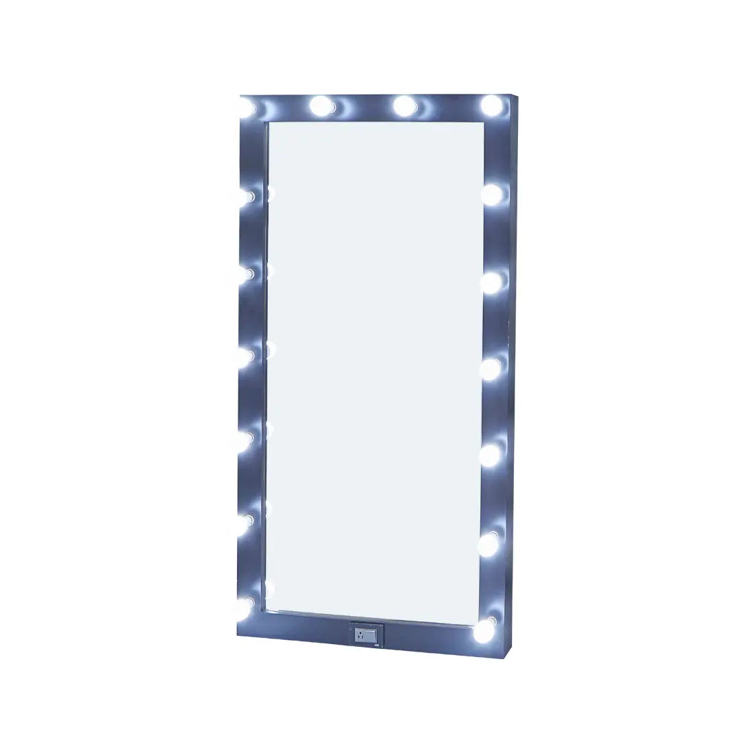 Alyssa Full Length Hollywood Mirror Black CrownVanity