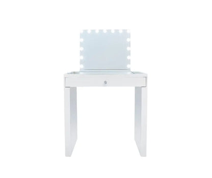 Selma Hollywood Makeup Vanity Station Mini - White - Crown Vanity 